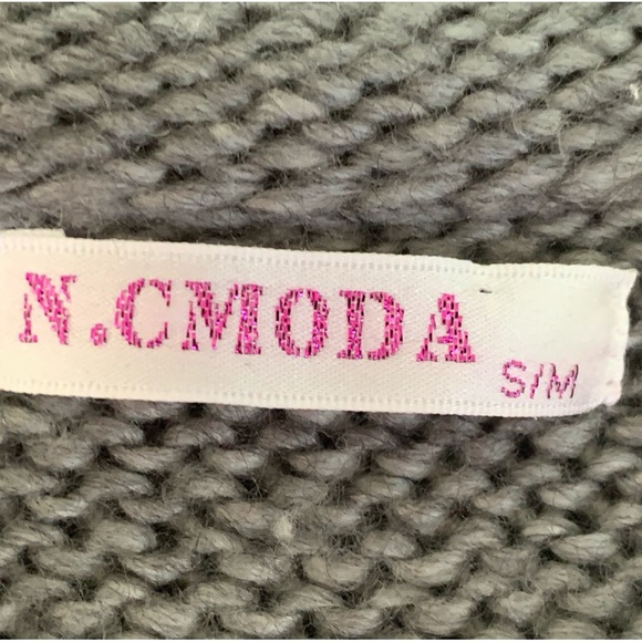 N .C MODA GREY KNIT SLEEVELESS SWEATER DRESS. WOMEN’S SIZE S/M - Picture 7 of 7